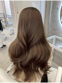 赤み消しカラー　透明感カラー　レイヤーカット