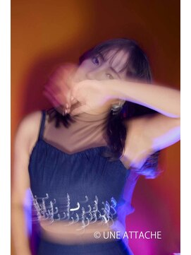 アンアタッシュ(UNE ATTACHE) Greige Curtain ｜ 大人可愛いシースルーバング透明感グレージュ