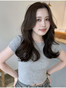 フェブミエル(fev miel) 【fev_rica】マロンブラウン×色っぽレイヤーカット