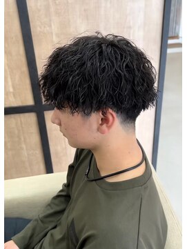 エッジ(EDGE) 大分メンズ刈り上げマッシュツイストスパイラルパーマスタイル