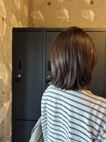 フープ 川越(hoop)&nbsp;重さの残るレイヤースタイル