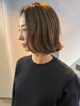 ジーエムワークス(gm works) 品のある大人の切りっぱなしボブ【gmworks 芦屋川】