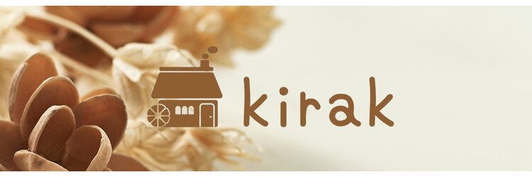 キラク(kirak)のサロンヘッダー