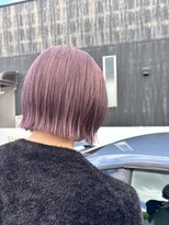 シェリッシュ ノース(Sheriche North) ボブ×くすみピンク