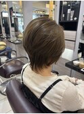 ショートウルフ×アッシュベージュ