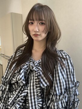 バランス ハレまち通り岡山駅前店(balance.) ハッシュカット×アッシュベージュ
