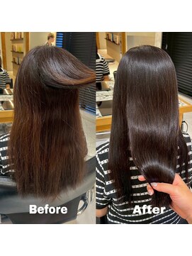 ガリカ 蔵前(Gallica) <ゲスト>縮毛矯正でツヤツヤストレートロング