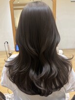 バイオレットジェム(Violet`jem)&nbsp;ロングレイヤーカットモカベージュ顔まわりカットKA-141