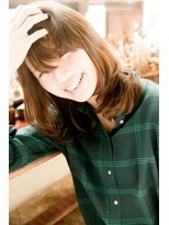 オハナ(ohana) 【ohana/表参道】無造作なワイドバングのルーズくびれミディ