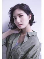 アンソメット 上津店(UN SOMMET)&nbsp;耳かけボブ×アッシュグレー