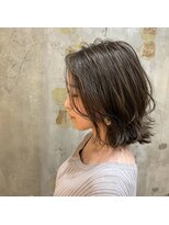 ノエル ヘアー アトリエ(Noele hair atelier) 【Noele】切りっぱなしグレージュボブ☆