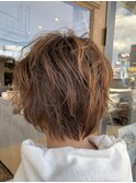 crenierで作るくしゃっとショート●