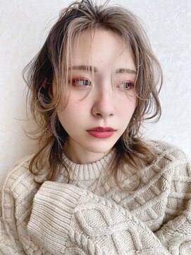 ロアールメイ(LOAOL mei) 透け感ウルフ、フェイスフレーミング