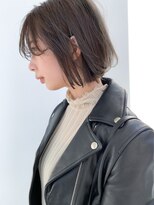 ヌード(nude)&nbsp;nude仲井 大人かわいい【ショートボブ】×【シースルーバング】