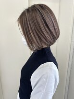 ヘアーデザイン シュシュ(hair design Chou Chou by Yone) 細めハイライト&大人かわいいボブ♪