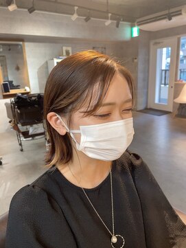 イフ ヘアーサロン(if... hair salon) ☆お客様style☆切りっぱなしボブ