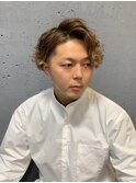 メンズカジュアルパーマ<理容室><国立/国立駅/メンズ>