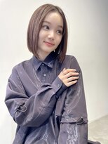 レトン 銀座(leton)&nbsp;ボブルフ/ショコラベージュ/カール/艶ボルドー［銀座］