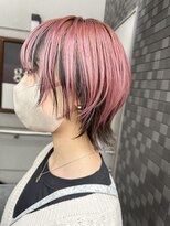 グレイス ヘアドレッシング(grace hair dressing) 【ヤマザキシンタ】ショートウルフ　ハイトーン　春夏カラー