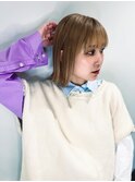 ぱっつりボブ
