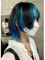 ココ 本八幡(KOKO)&nbsp;□黒髪クラゲヘアーオリーブグレー小顔ココアベージュウルフ