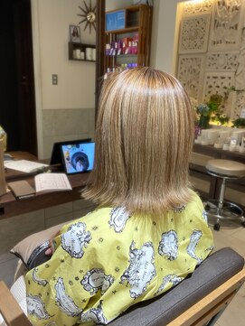 ヘアリゾート粋 ティガ 池袋店(tiga) バレイヤージュカラー