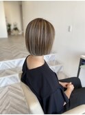 筋感ベージュハイライト