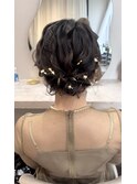 ボブヘアから♪お呼ばれ定番アップスタイル