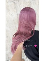 ヘアカロン(Hair CALON) ピンクカラーダブルカラーケアブリーチインナカラー