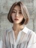 韓国風カット+ケアブリーチ+透明感カラー+オージュア2STEP TR
