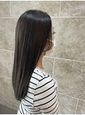 透け感グレージュ