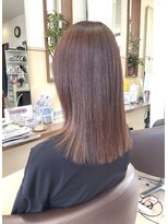 コアフィールフィス(COIFFURE fils)&nbsp;【見附　今町】セミロング　M3Dカラー　ナチュラル