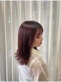 ブリーチなし秋カラー