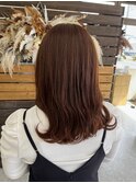 ブリーチなしオレンジカラー