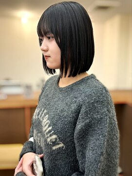 パークレーン アイス イヴェン(park lane ICI yeven) 前下がりボブ小顔カット20代30代40代韓国風ショートアッシュ