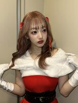 ルイス(L'wis)&nbsp;桜木心菜ちゃん　小顔カットくびレイヤーハイトーンピンク前髪