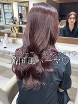 アミー 銀座(Ammy)&nbsp;カラーとパーマ一緒にできます！韓国風パーマ、コテ巻き風パーマ