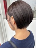 耳かけショートボブ