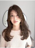 髪質改善/似合わせカット/グレージュブラウン/大手町
