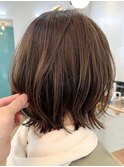 大人可愛いくびれボブ×シークレット細めハイライト本厚木