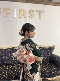 成人式前撮りヘアセット