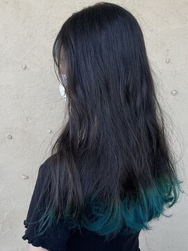 ピケ(pique) 夏っぽく！テールカラー/エメラルドグリーン/20代/30代/40代