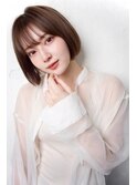 髪質改善大人可愛いストレートロング艶バイオレット20代30代40代