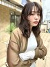 カットなし☆【ダメージ40％減】オーガニックカラーリタッチ　￥5000