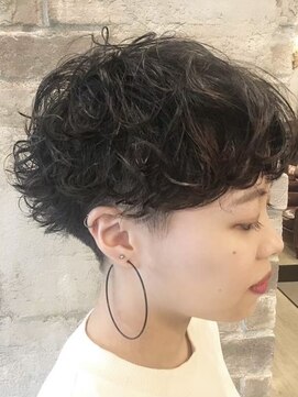 アンドエガオ いわき(&egao) マッシュパーマ