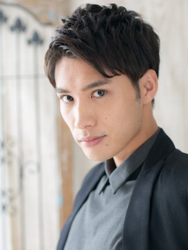 ダンディ館アダム 戸頭店 20代30代かき上げビジカジ就活ヘアクロップF戸頭