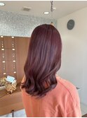 秋色ピンクラベンダーで透明感あふれる髪に stylistすずか