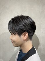 ニコ トウキョウ ヨコハマ(nico)&nbsp;メンズセンターパートニュアンスパーマ毛流れメンズパーマ刈上げ