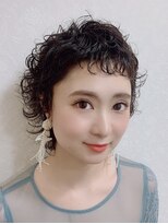 ノットバイベル 大宮(knot by belle) 個性と可愛さを掛け合わせたくるくるパーマショート