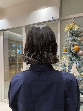 アピッシュ 国分寺(apish) コテ巻き風ボブパーマ